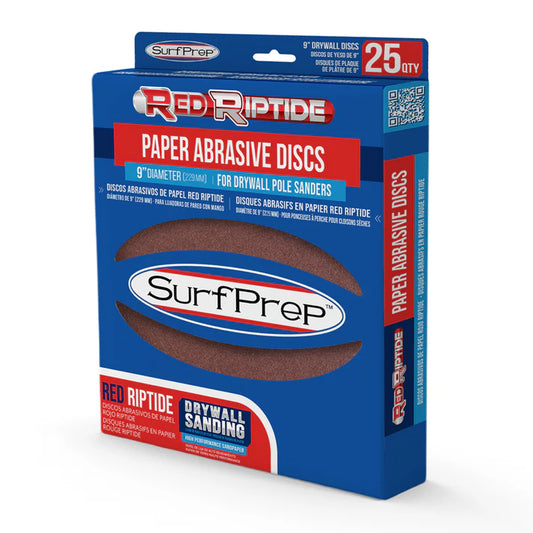 9″ Drywall Red Riptide Sanding Discs